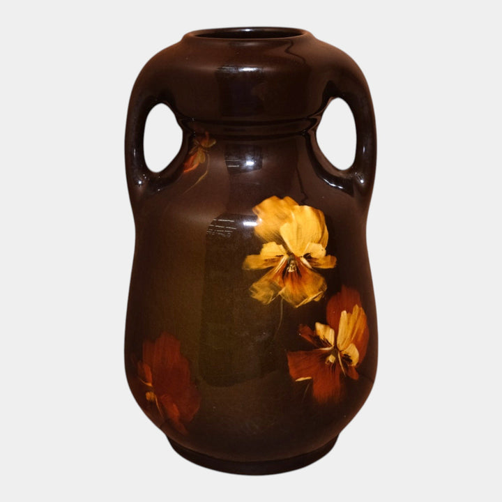 Owens Utopian Early 1900 Vintage Art Pottery Hand Painted Ceramic Vase 1281