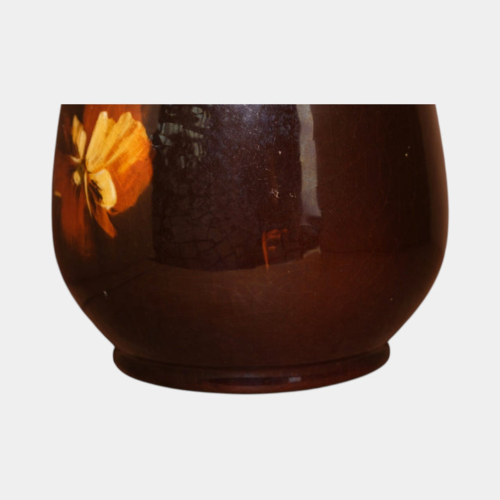 Owens Utopian Early 1900 Vintage Art Pottery Hand Painted Ceramic Vase 1281