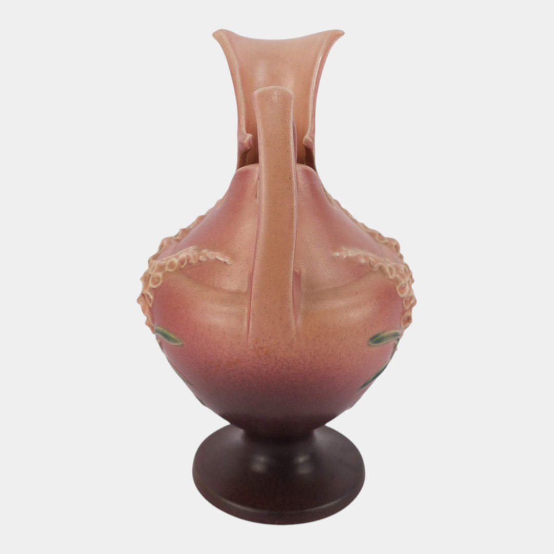 Roseville Foxglove Pink 1942 Mid Century Modern Pottery Ceramic Ewer 5-10