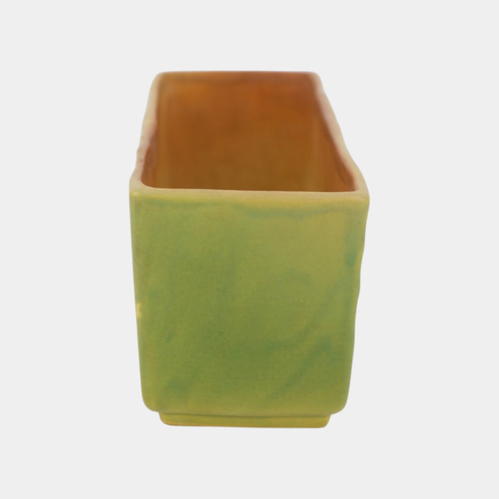Roseville Florane Green 1949 Mid Century Modern Pottery Window Box Planter 94-8