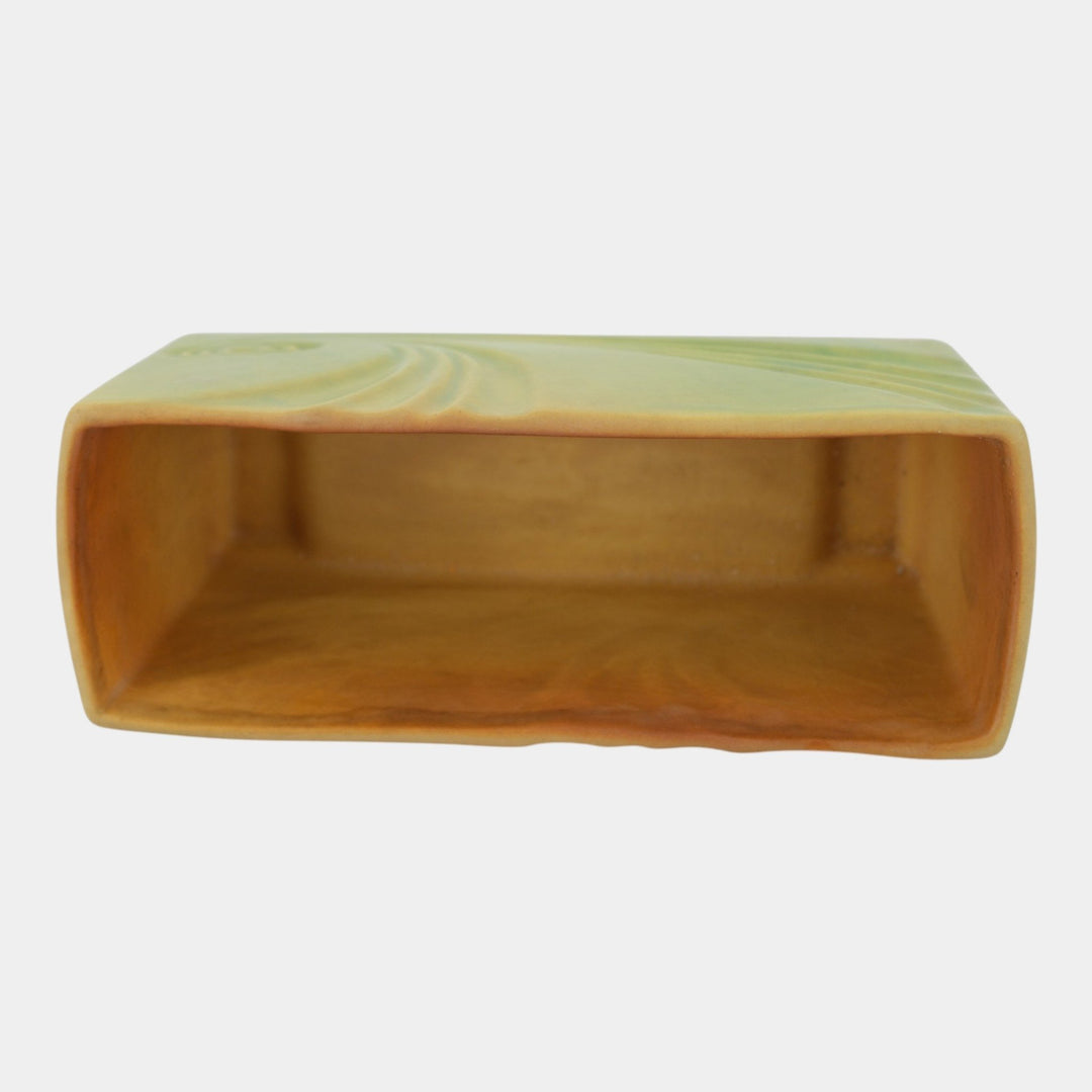 Roseville Florane Green 1949 Mid Century Modern Pottery Window Box Planter 94-8