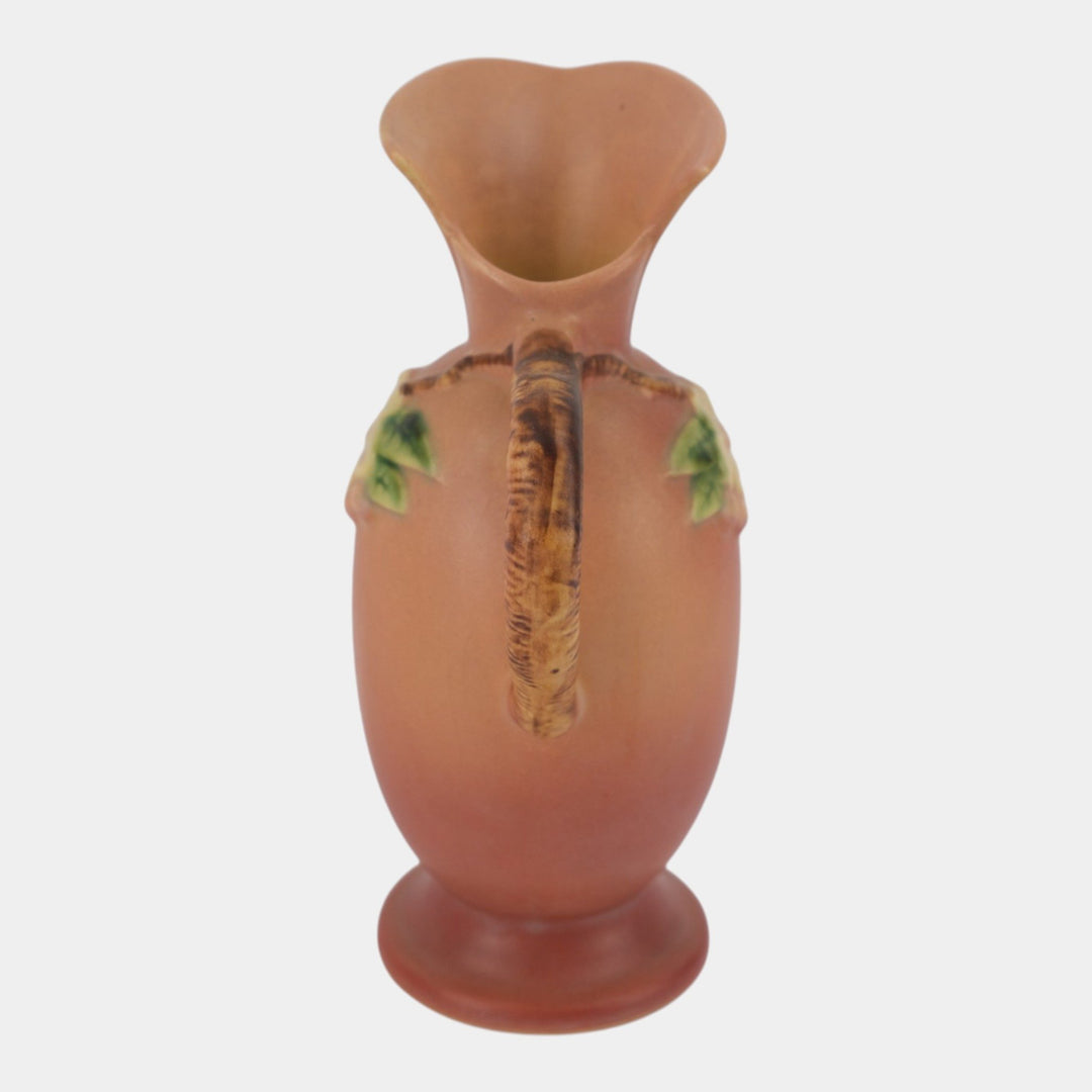 Roseville Apple Blossom Pink 1949 Mid Century Modern Pottery Ceramic Ewer 316-8