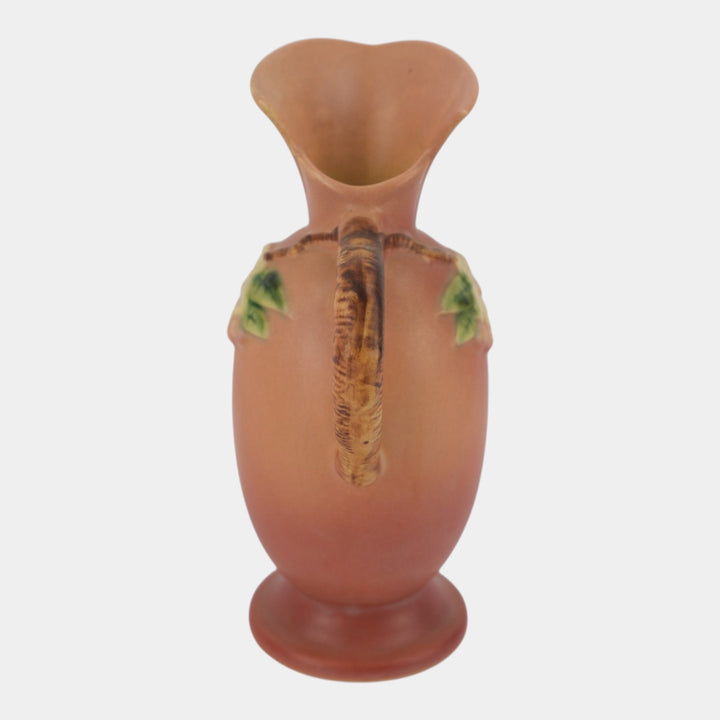 Roseville Apple Blossom Pink 1949 Mid Century Modern Pottery Ceramic Ewer 316-8