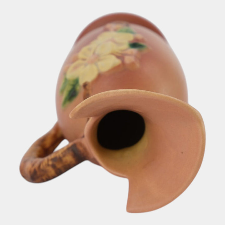 Roseville Apple Blossom Pink 1949 Mid Century Modern Pottery Ceramic Ewer 316-8
