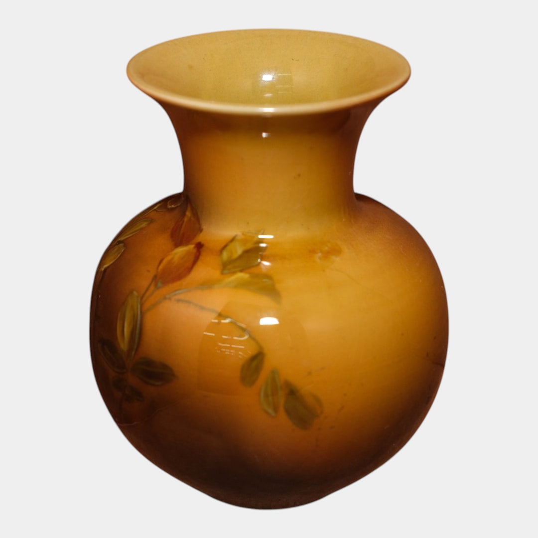 Rookwood 1889 Art Pottery Standard Glaze Floral Deocrated Vase 402 Steinle - Just Art Pottery