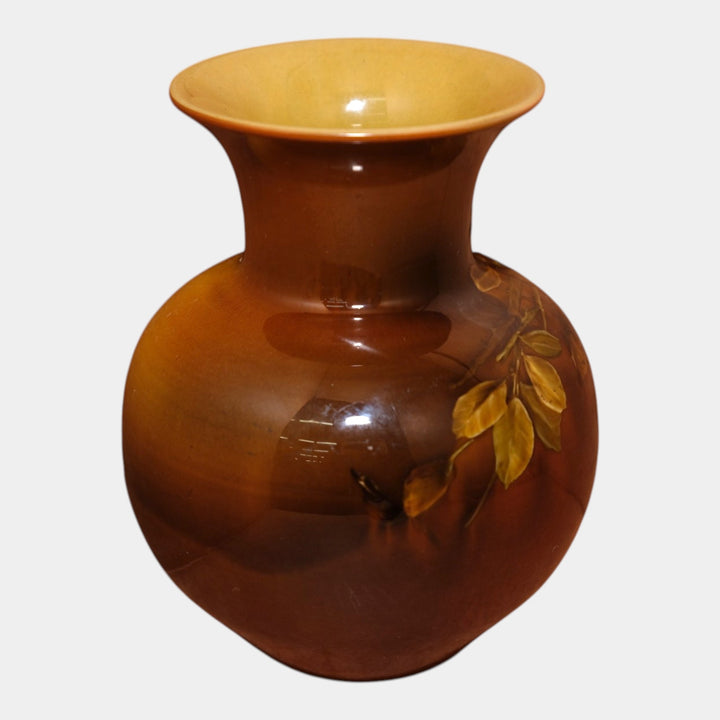 Rookwood 1889 Art Pottery Standard Glaze Floral Deocrated Vase 402 Steinle - Just Art Pottery