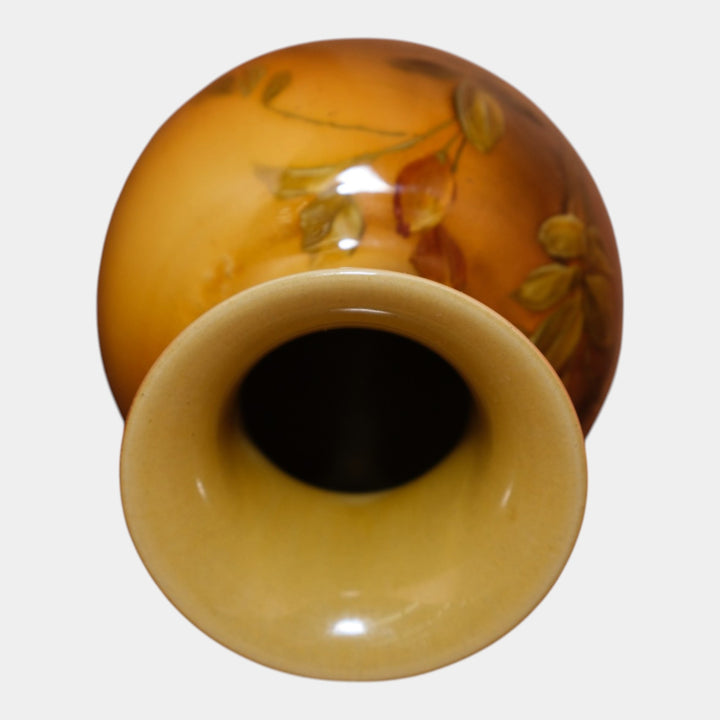 Rookwood 1889 Art Pottery Standard Glaze Floral Deocrated Vase 402 Steinle - Just Art Pottery