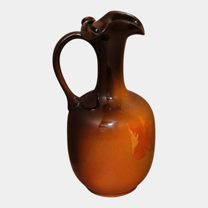 Rookwood 1898 Art Pottery Standard Glaze Red Maple Leaf Ewer 782 Clara Lindeman - Just Art Pottery