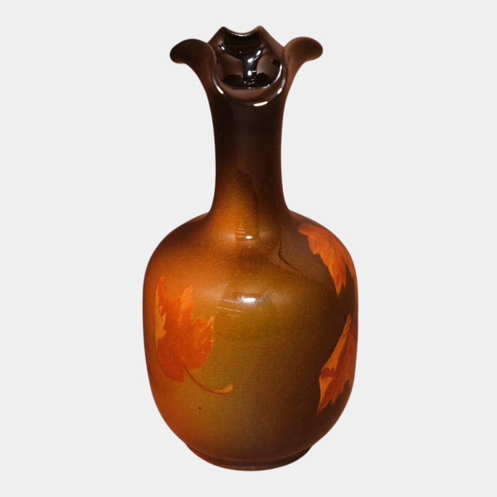 Rookwood 1898 Art Pottery Standard Glaze Red Maple Leaf Ewer 782 Clara Lindeman - Just Art Pottery