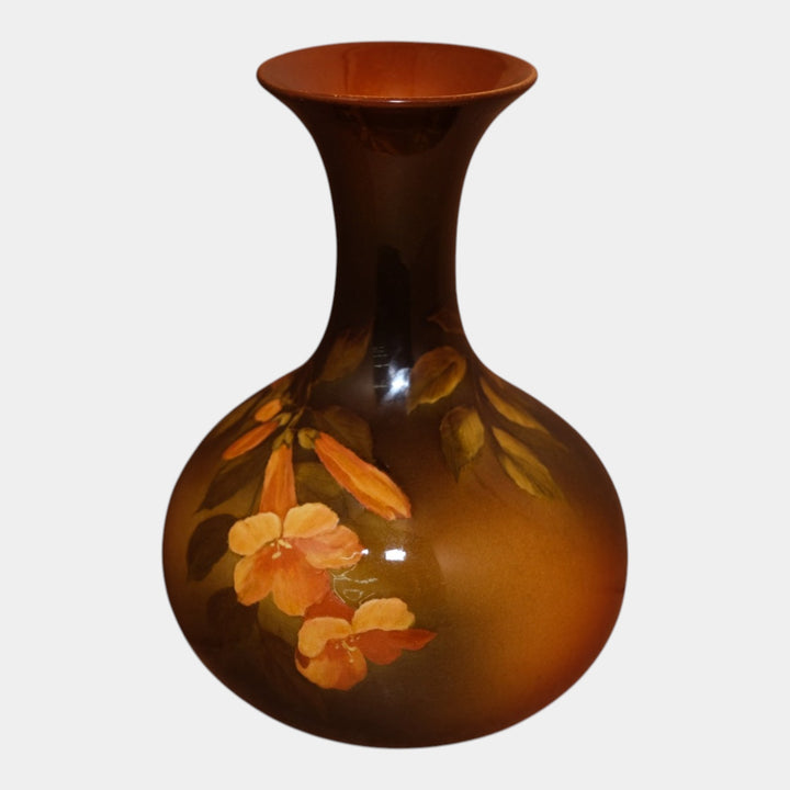 Rookwood 1894 Art Pottery Standard Glaze Trumpet Flower Vase 387E Foertmeyer - Just Art Pottery