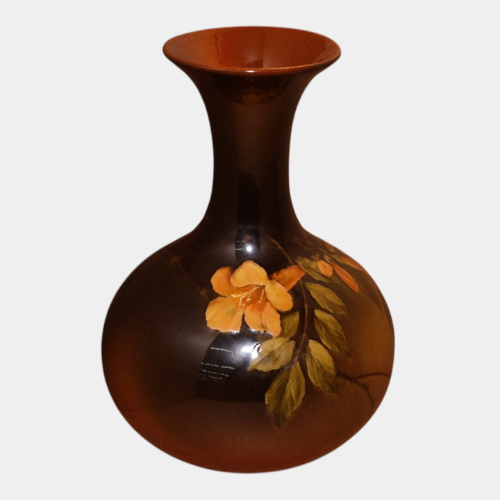 Rookwood 1894 Art Pottery Standard Glaze Trumpet Flower Vase 387E Foertmeyer - Just Art Pottery
