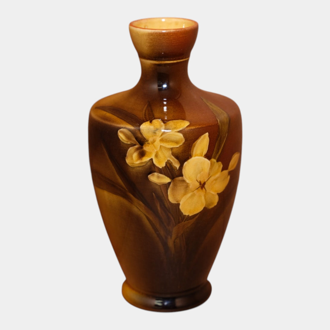 Rookwood 1894 Art Pottery Standard Glaze Floral Decorated Vase 667 Lincoln