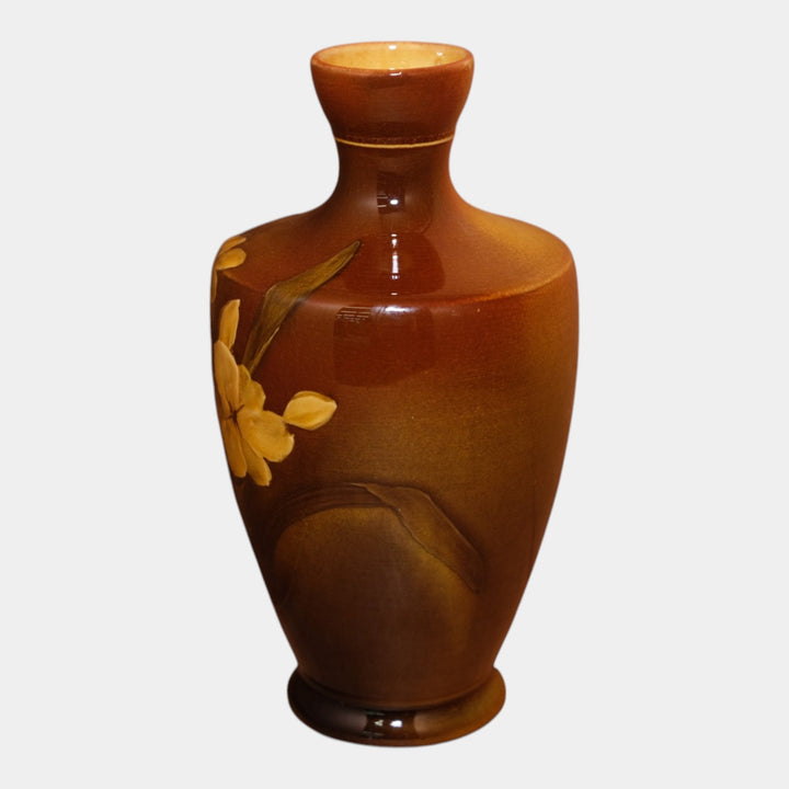 Rookwood 1894 Art Pottery Standard Glaze Floral Decorated Vase 667 Lincoln