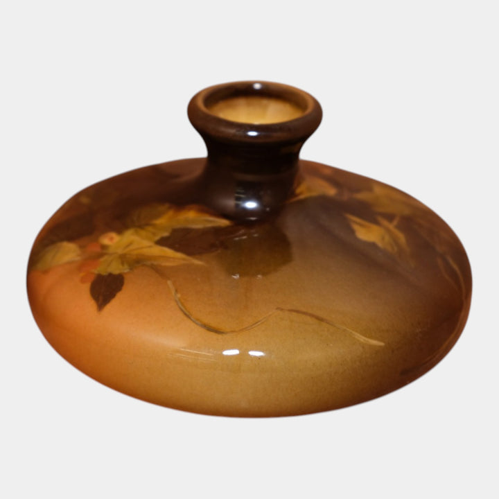 Rookwood 1894 Art Pottery Standard Glaze Berry & Leaf Ceramic Vase 687 Steinle - Just Art Pottery