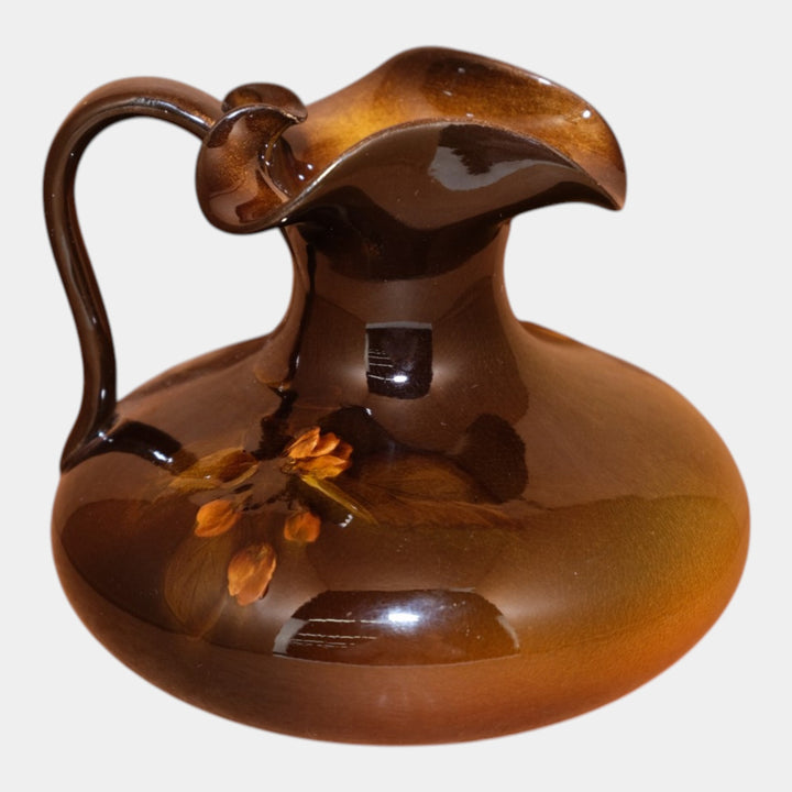 Rookwood 1898 Art Pottery Standard Glaze Floral Decorated Ewer 495C Baker