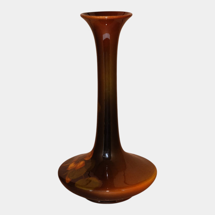 Rookwood 1896 Art Pottery Standard Glaze Red Floral Tall Vase 566B Toohey - Just Art Pottery