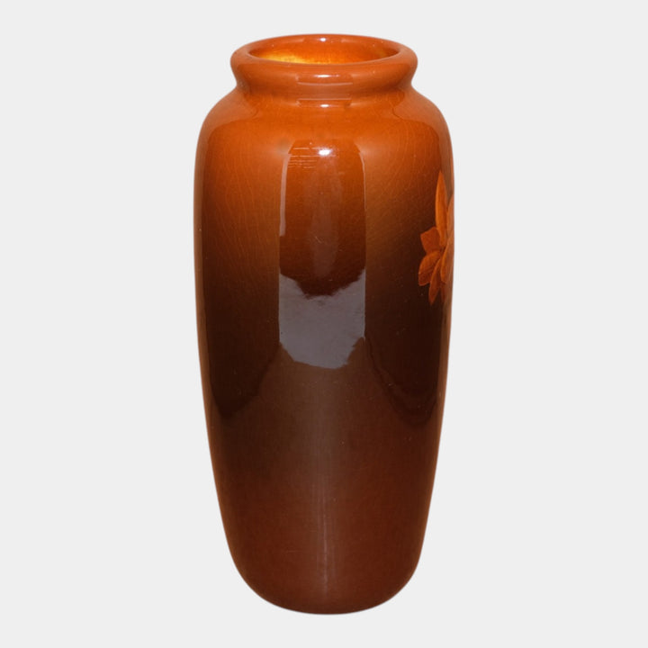 Rookwood 1903 Art Pottery Standard Glaze Floral Decorated Vase 904D Lincoln - Just Art Pottery