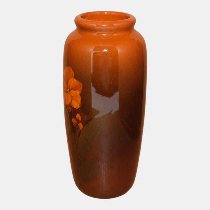 Rookwood 1903 Art Pottery Standard Glaze Floral Decorated Vase 904D Lincoln - Just Art Pottery