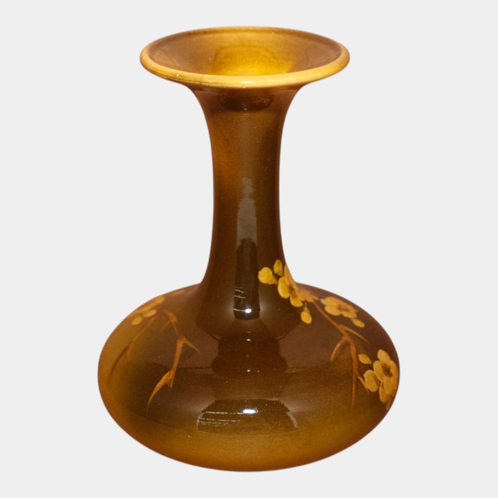 Rookwood 1894 Art Pottery Standard Glaze Dogwood Decorated Vase 432C Abel - Just Art Pottery