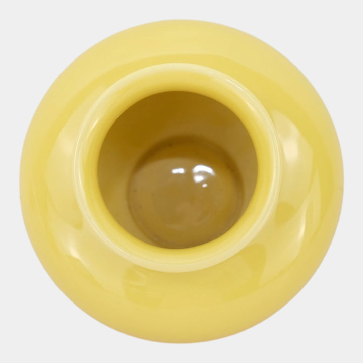 Rookwood 1950 Vintage Art Pottery Mid Century Modern Yellow Ceramic Vase 6660F - Just Art Pottery