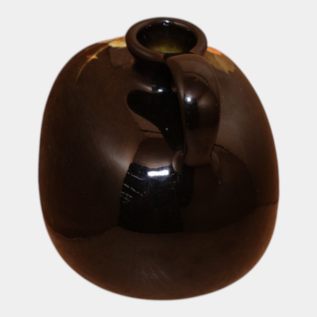 Owens Utopian Early 1900s Art Pottery Hand Painted Berry Vine Jug Timberlake - Just Art Pottery