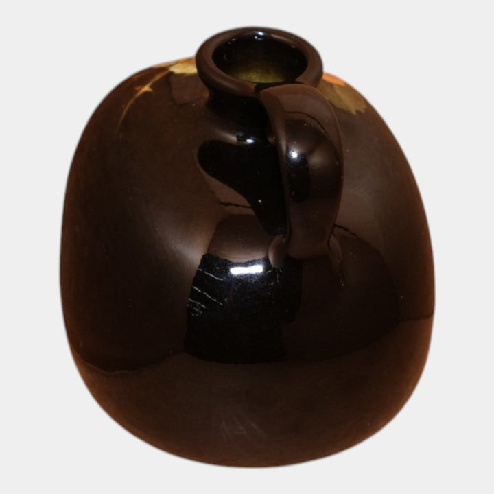 Owens Utopian Early 1900s Art Pottery Hand Painted Berry Vine Jug Timberlake - Just Art Pottery