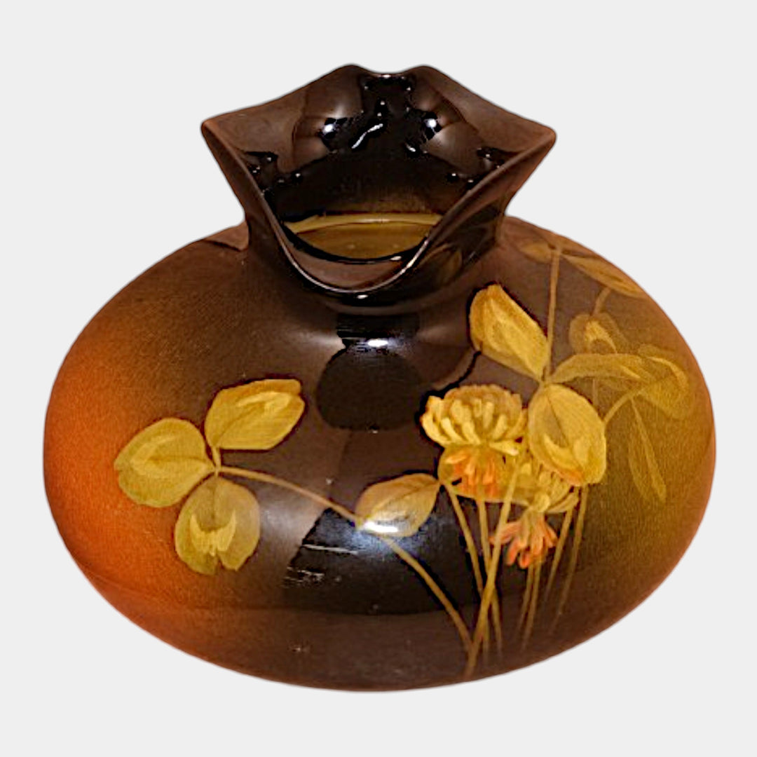 Rookwood 1896 Art Pottery Standard Glaze Clover Decorated Creamer 461 Rauchfuss