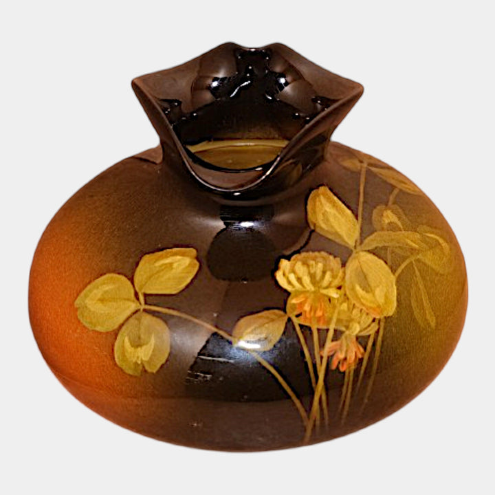 Rookwood 1896 Art Pottery Standard Glaze Clover Decorated Creamer 461 Rauchfuss