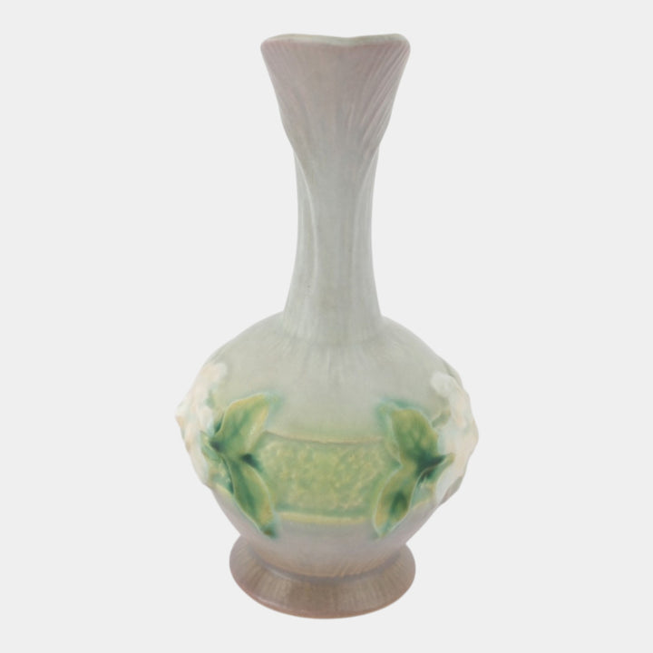 Roseville Gardenia Gray 1950 Mid Century Modern Pottery Ceramic Ewer 616-6 - Just Art Pottery