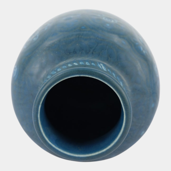 Rookwood 1926 Vintage Arts And Crafts Pottery Ceramic Blue Vase 2913