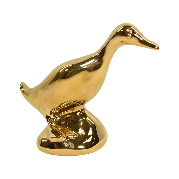 Rookwood 1987 Vintage Art Pottery Golden Duck Ceramic Figurine 6992