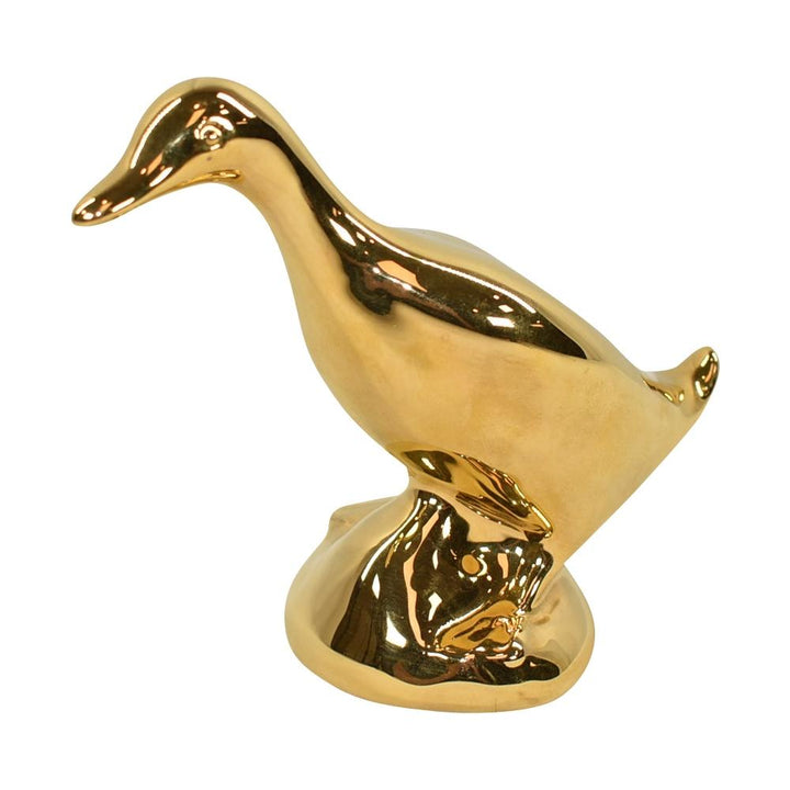 Rookwood 1987 Vintage Art Pottery Golden Duck Ceramic Figurine 6992