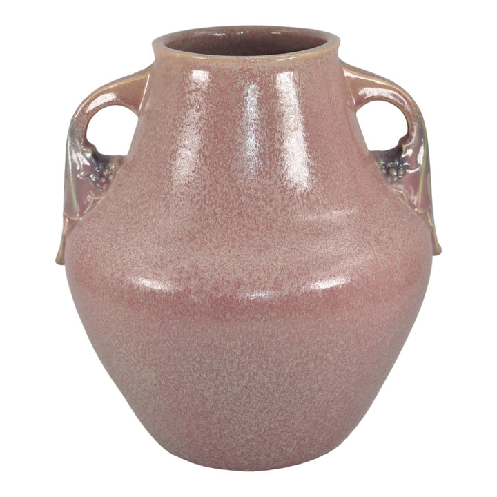 Roseville Tuscany Pink 1927 Vintage Art Deco Pottery Ceramic Flower Vase 348-10