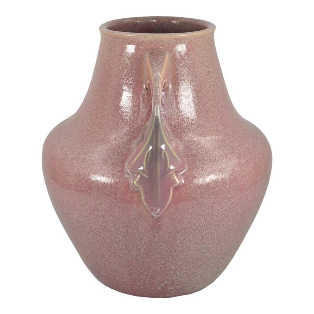 Roseville Tuscany Pink 1927 Vintage Art Deco Pottery Ceramic Flower Vase 348-10