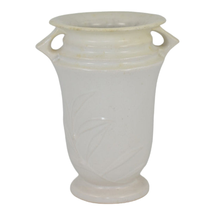 Roseville Ivory II Velmoss 1932 Vintage Art Deco Pottery Ceramic Vase 931-6