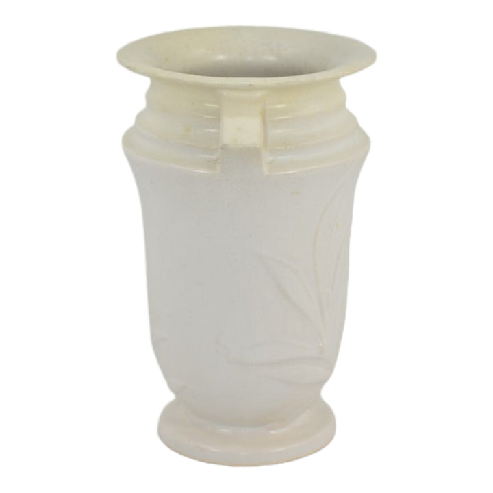 Roseville Ivory II Velmoss 1932 Vintage Art Deco Pottery Ceramic Vase 931-6