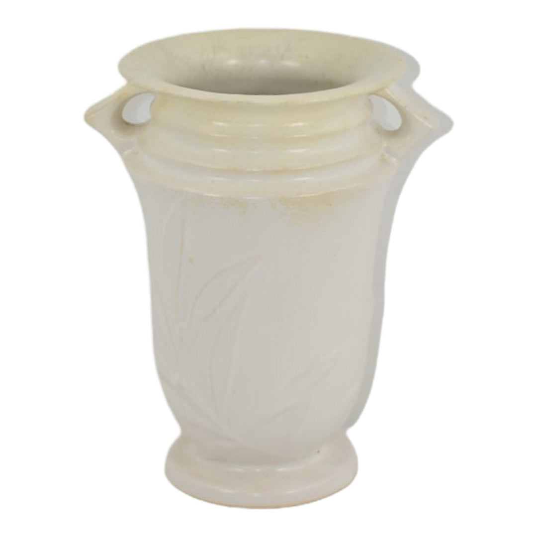 Roseville Ivory II Velmoss 1932 Vintage Art Deco Pottery Ceramic Vase 931-6