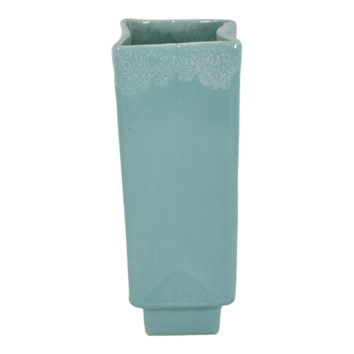 Roseville Keynote 1954 Vintage Mid Century Modern Pottery Ceramic Vase 602-8 - Just Art Pottery