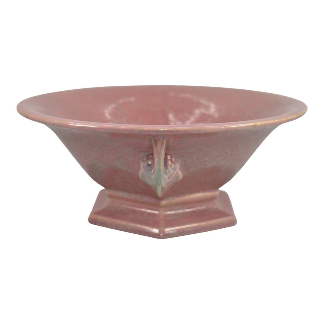 Roseville Tuscany Pink 1927 Vintage Art Deco Pottery Ceramic Bowl 172-9