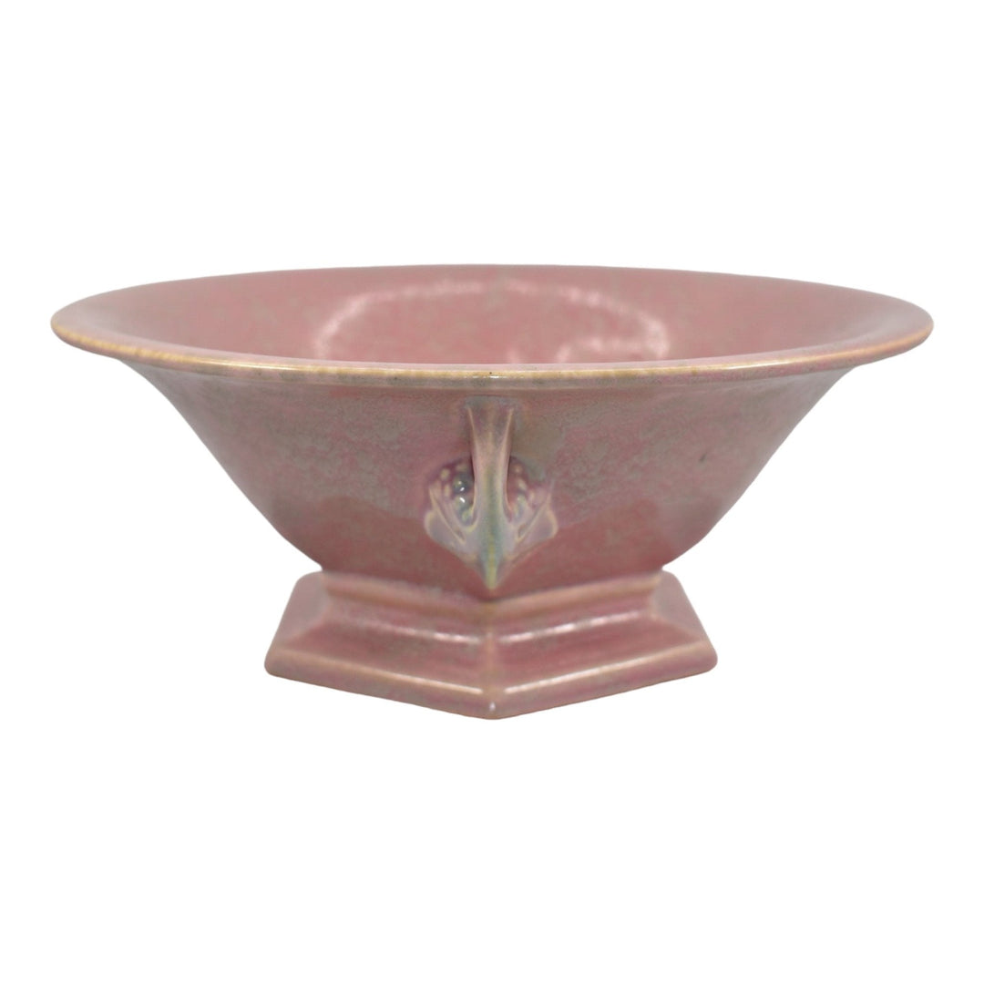 Roseville Tuscany Pink 1927 Vintage Art Deco Pottery Ceramic Bowl 172-9