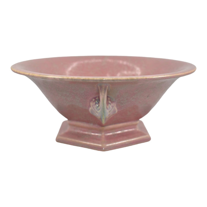 Roseville Tuscany Pink 1927 Vintage Art Deco Pottery Ceramic Bowl 172-9