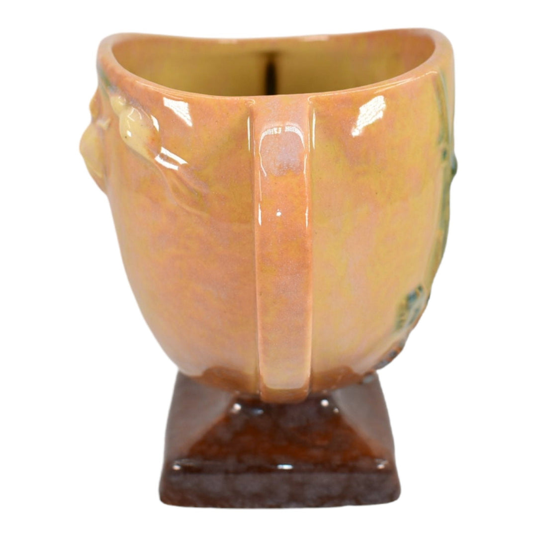 Roseville Wincraft Orange 1948 Vintage Mid Century Modern Art Pottery Vase 241-6