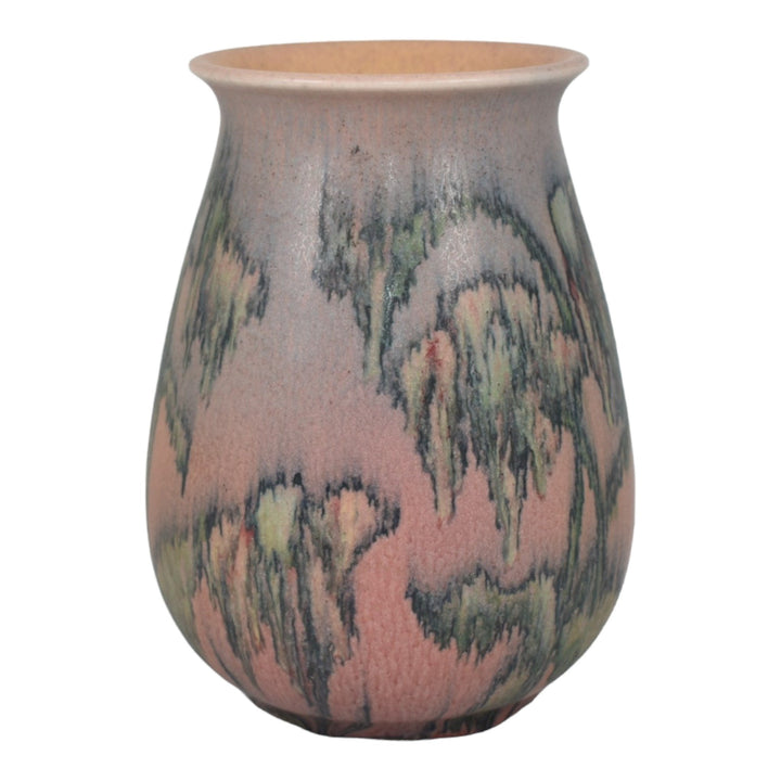 Rookwood 1924 Vintage Arts And Crafts Pottery Mat Glaze Floral Vase 2726 Barrett