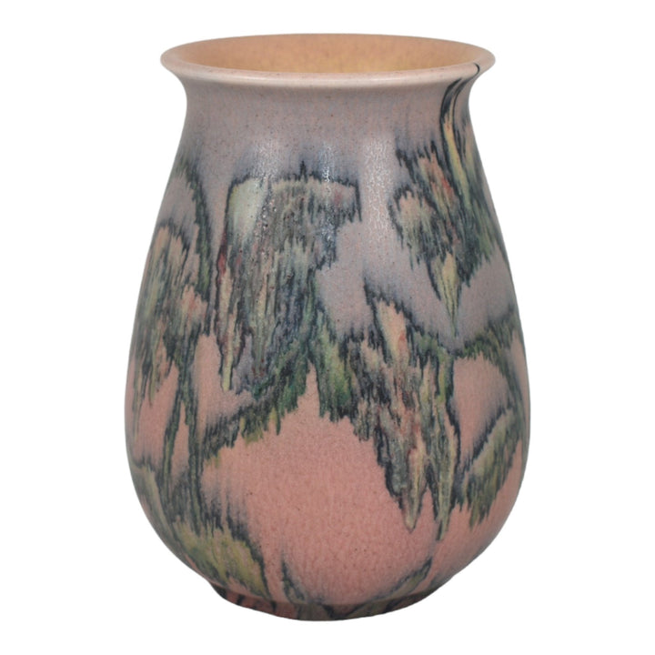 Rookwood 1924 Vintage Arts And Crafts Pottery Mat Glaze Floral Vase 2726 Barrett