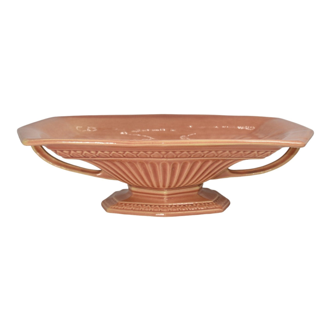 Roseville Savona Pink 1929 Vintage Art Deco Pottery Ceramic Console Bowl 184-12