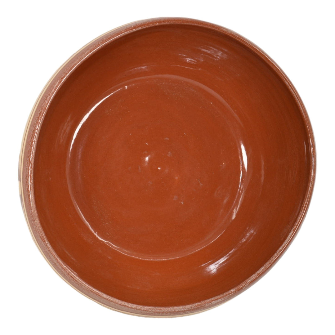 Pine Ridge Sioux Dakota Pottery Hand Made Stair Bowl Irving - Just Art Pottery