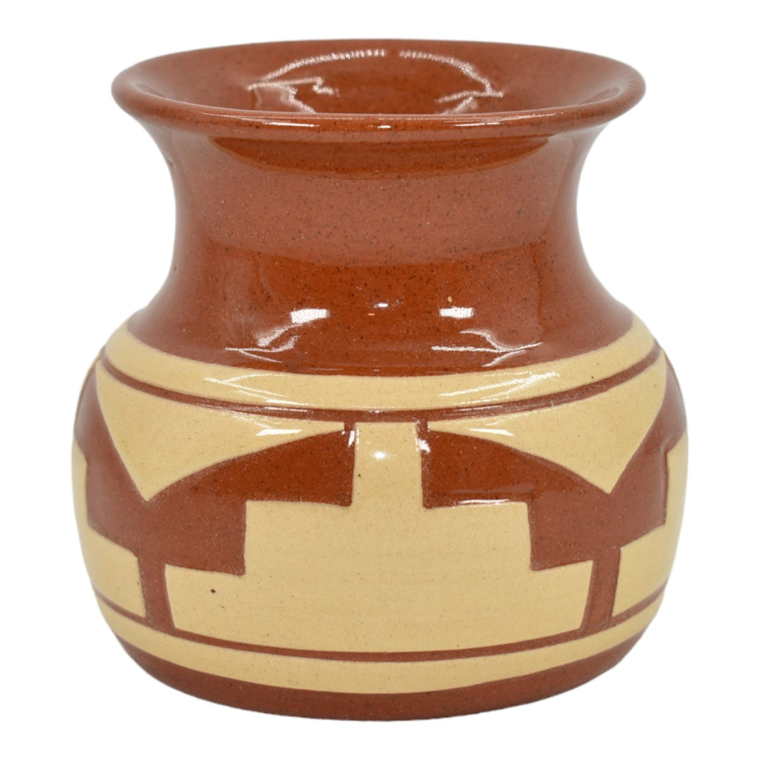 Pine Ridge Sioux Dakota Pottery Hand Made Native American Ceramic Vase Irving - Just Art Pottery