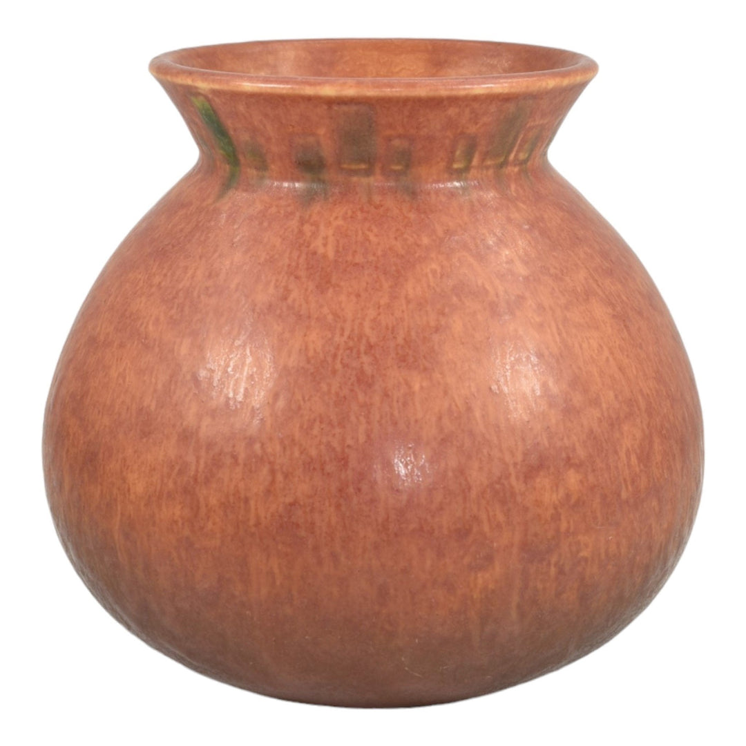 Roseville Windsor Brown 1931 Vintage Art Pottery Ceramic Flower Vase 547-6