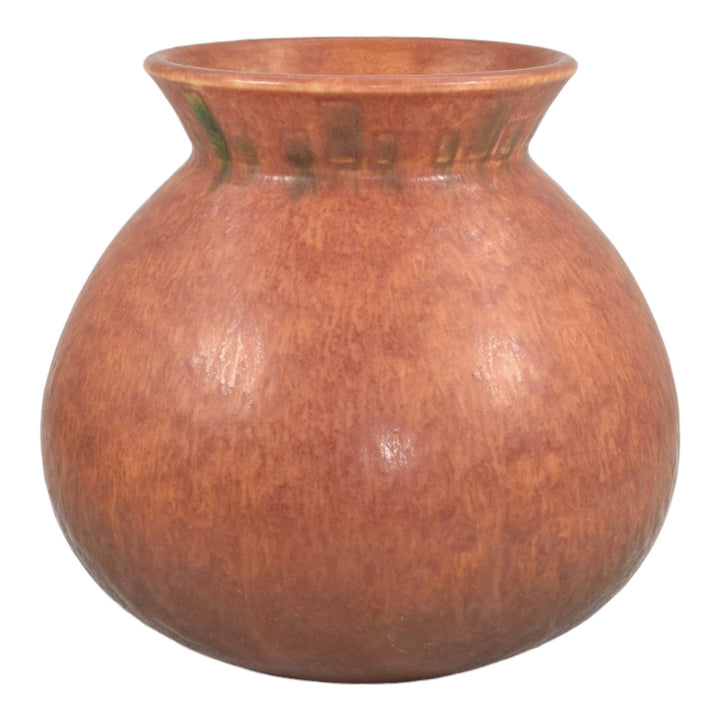 Roseville Windsor Brown 1931 Vintage Art Pottery Ceramic Flower Vase 547-6