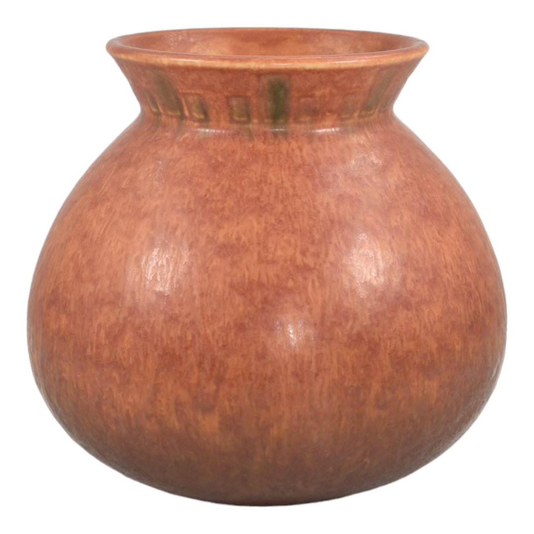 Roseville Windsor Brown 1931 Vintage Art Pottery Ceramic Flower Vase 547-6